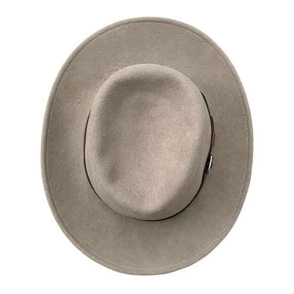 Bailey Briar Wool Fedora Hat with Taupe Brown Band main image 7